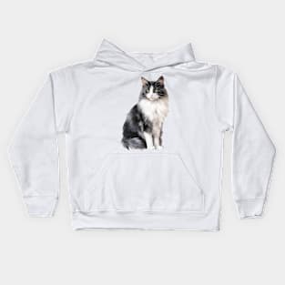 Cymric Cat Kids Hoodie